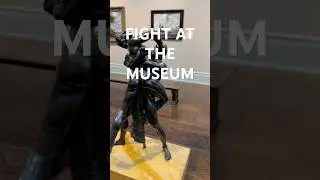 Museum THROW DOWN #wrestling #art #olympics