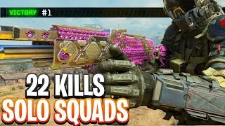 22 Kill Solo Squad Blackout Victory! (200 IQ Plays)