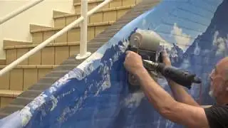 Wall Deco Film on Brick Wall. S838HT application instruction