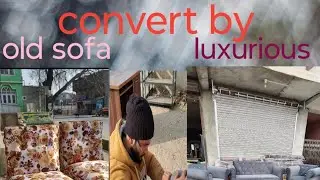 old sofa convert new #furniture #  subscribe my channel 