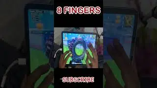 8 FINGERS + Full gyro #ipadpro #8fingerclaw #handcam #pubgshorts