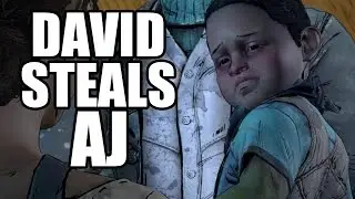 THE WALKING DEAD A NEW FRONTIER - David Steals AJ and Banishes Clementine Scene
