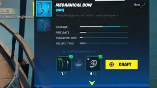 How to Craft a Mechanical Bow - Fortnite
