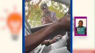 Man gifts police officer a large sum of money after receiving help while pretending to be stranded.