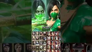 Jade Character Selection in  Mk9 , Mk11 and Mk1 Khaos Reigns #mortalkombat1havik