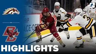 Western Michigan vs Boston College | NCAA College Hockey | Highlights - December 28, 2025