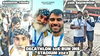 MY 1ST COMPETITIVE 10K RUN  I  AGE IS JUST A NUMBER I DECATHLON 1OK RUN 2023 I FITNESS MOTIVATION