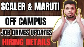 Announced ! Maruti , Monotype , Scaler | Off Campus Hiring Drives | 2026, 2025 Batch Hiring
