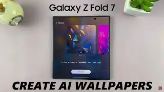 How To Create AI Wallpapers On Samsung Galaxy Z Fold 7