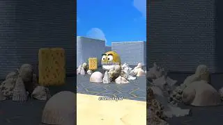 pacman Vs bread 🍞 #funny #enemy #sponge #bread #laugh #shorts