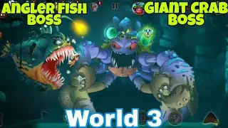 Jungle Adventure 3 World 3 Boss | Angler Fish | Giant Crab | GamePlay KamalKeGames In Hindi