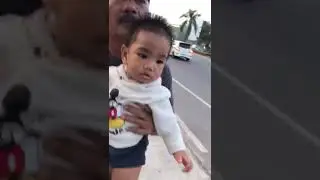 Liburan ke Batam kangen ama cucuku
