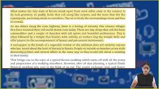Ch 05 | A Glimpse of Kerala's Wedding | Class 06 | English | For children