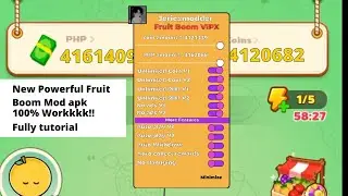 New Powerful fruit boom mod apk!! Unlimited Everything!! 100%work
