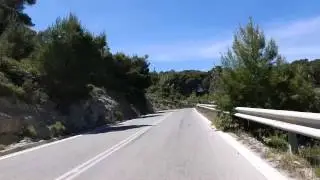 The road of Agios Nektarios - Mesagros - Agia Marina (Aegina Island, Greece)
