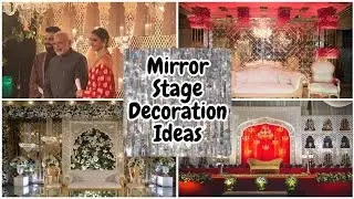 Mirror Stage decoration ideas|mirror theme backdrop ideas|mirror backdrop ideas|mirror stage decor