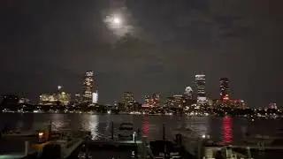 Boston Massachusetts At Night