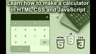 How to Make a Calculator in HTML, CSS, and JavaScript #ASMR #Coding