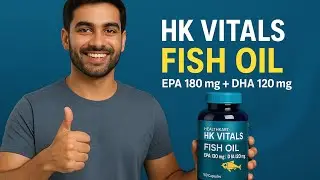 Boost Your Heart & Brain Health with HK Vitals Fish Oil | 180mg EPA + 120mg DHA Benefits Explained,