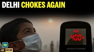 Высокий индекс качества воздуха (AQI), густой туман окутали Дели и окрестности, рейсы и транспорт...