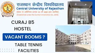 CURAJ Hostel B5 Full Tour | Table Tennis Facilities in the Hostel |