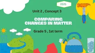 Science Primary 5 : Unit 2: Concept 3: Comparing Changes in Matter