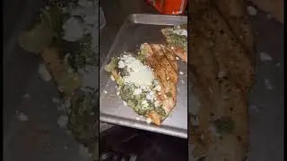 Spinach dip and feta stuffed chicken breast for dinner #cookingwithbeastland
