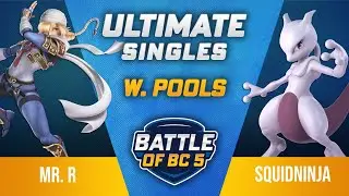 Mr. R (Sheik) vs SquidNinja (Mewtwo) - Ultimate Singles Winners Pools - Battle of BC 5