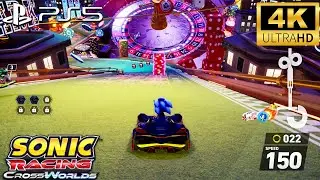 Sonic Racing: CrossWorlds- Open Network Test Gameplay- Grand Prix on E-Stadium (PS5 4K)