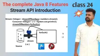 Java 8 features - class 24- Stream APIs Introduction- Collections Vs Streams in detail