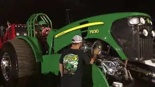 ProStock Pulling Tractor Cold Start