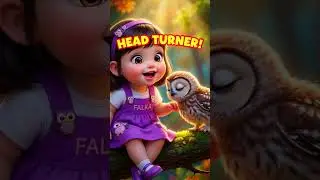Did You Know? 🦉 Baby Owls Can Twist Their Heads! #shorts