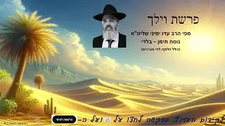 ‏‏‏‏‏‏פרשת וילך נוסח תימן - בלדי. הרב עדו ימיני שליט