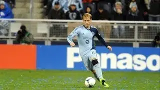 GOAL: Sinovic sends blast past Reis | Sporting Kansas City vs New England Revolution