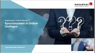 Rogator RogAcademy - Sprachauswahl in Online-Umfragen