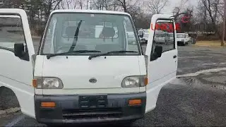 Unique Vehicles offer 1996 5 speed fresh import from Japan, Subaru Sambar 4x4 KEI Mini Truck 4 sale.