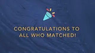 You Matched! Congratulations from PCOM Georgia
