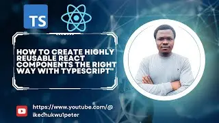 How to Create Highly Reusable React Components the Right Way with TypeScript  #reactjs