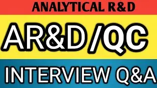 QC,ARD INTERVIEW QUESTION & ANSWERS [2025] || Pharmaceutical Concept | PC [2025]