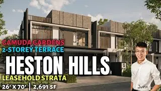 Gamuda Gardens -  Heston Hills 26&rsquo; x 70&rsquo; Intermediate [2 storey Superlink ] Walkthrough