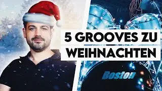 5 Drumgrooves, die Du schnell auf deinem Schlagzeug lernen kannst. Weihnachtsspecial 1/2