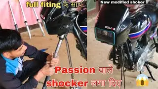 Splendor modified shoker || splendor के shocker में आ गयी problem 🤔​⁠#splendormodified