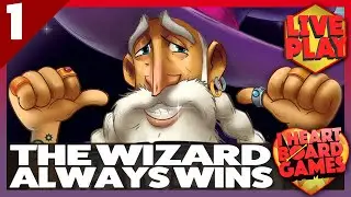 THE WIZARD ALWAYS WINS (Session 1, 4 Players) Live Board Game Session! I Heart Board Games!