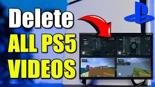How to DELETE ALL your Video Clips & Screenshot AT Same TIME on PS5 Console (Best Method)