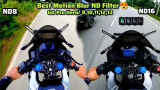 Best Motion Blur ND Filter For GoPro Hero 9,10,11,12,13 😍 | Video Quality Enhance 📈  @hypersam01  