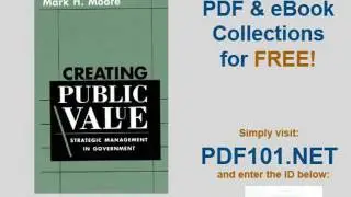Creating Public Value Strategic Management in Government