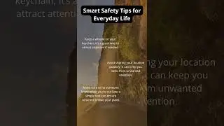 Smart safety tips that might save your life #shorts