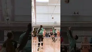 Jasmin B. setter highlights at #ecc2025 #eastcoastchampionship #usavolleyball #poolesvilleHS #mvsa