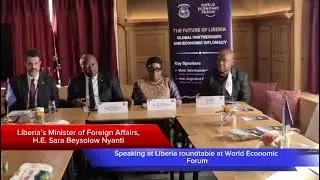 Foreign Minister Sara Beysolow Nyanti Opens &ldquo;Future Of Liberia&rdquo; Global Partners Roundtable
