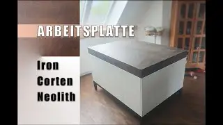 Br&uuml;hl Iron Corten Neolith Arbeitsplatte